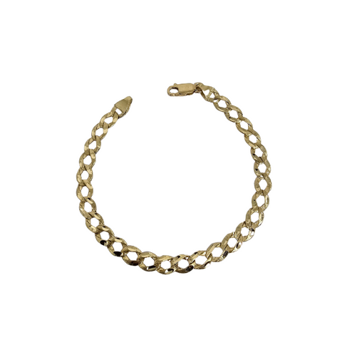 10k 6MM  Bracelet Courber  MBS-1080