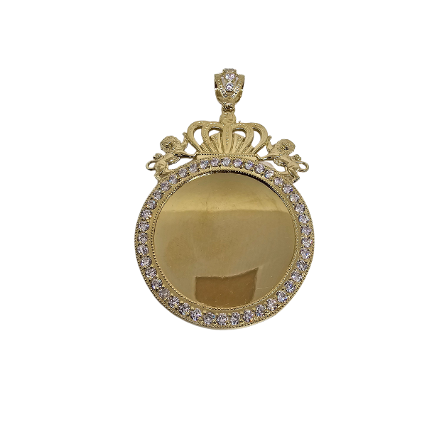 10K Pendentif Homme en or jaune Medallion  CAL-47