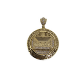 10K Pendentif Homme en or jaune dernier souper CAL-14