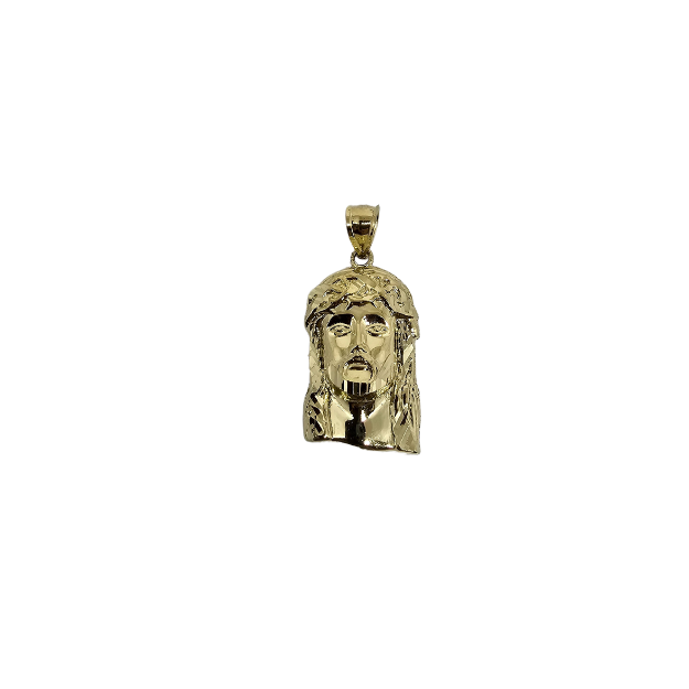 10K Or Jaune Jesus Pendentif ASK-1057