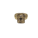 Bague Roi Lion en Or 10k pour homme CAL-011