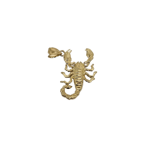 10K Pendentif Scorpion en or jaune