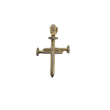 10K OR Pendentif Croix CAL-069