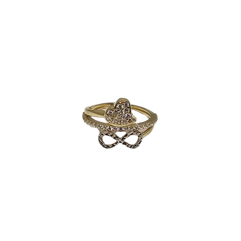 10k Or  Bague Coeur HRT_011
