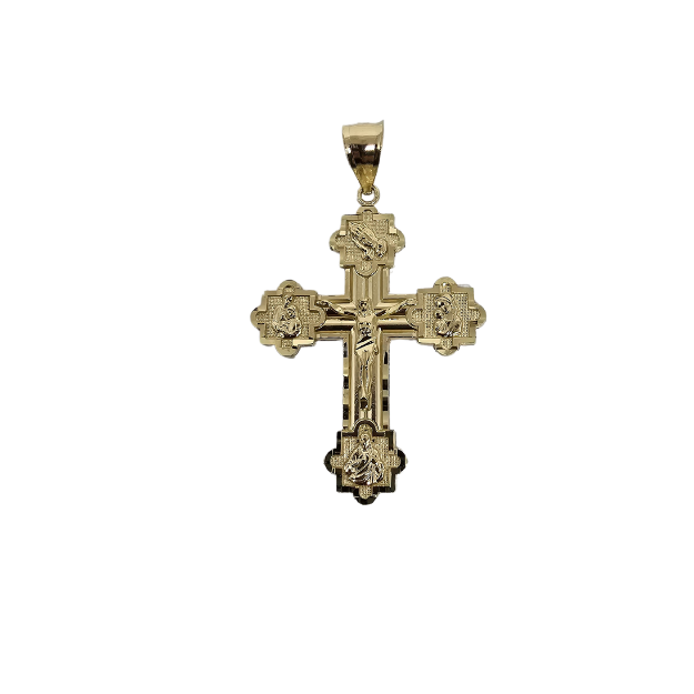 10K OR Pendentif Croix CAL-087