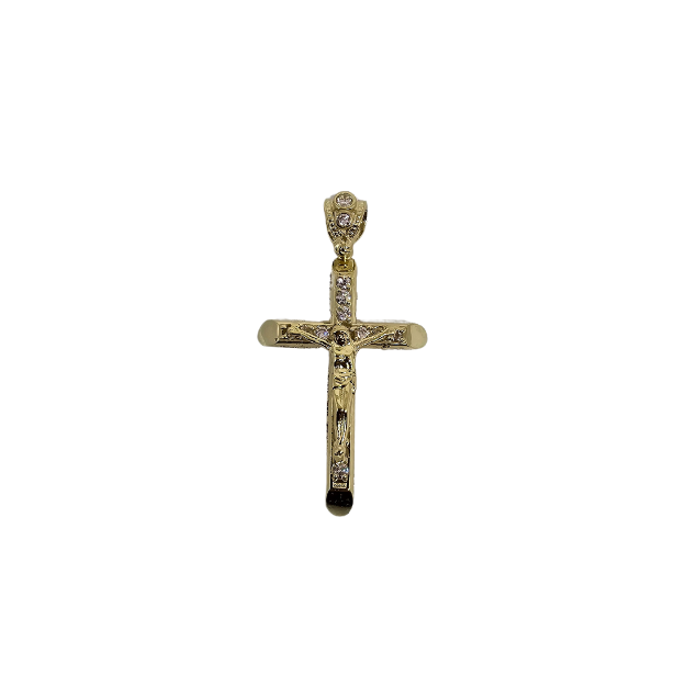 10K OR Pendentif Croix CAL-080