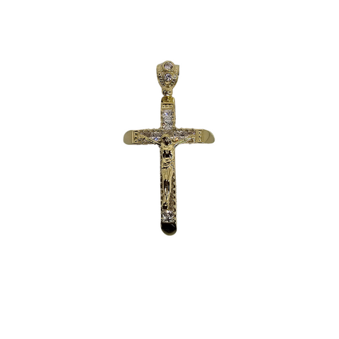 10K OR Pendentif Croix CAL-073