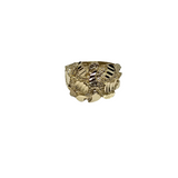 Bague nugget en or 10k pour homme