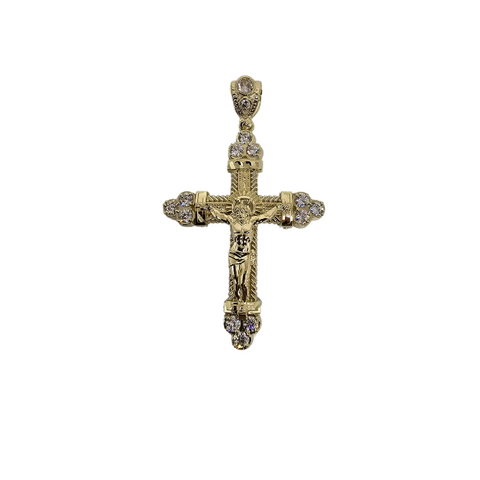 10K OR Pendentif Croix CAL-074