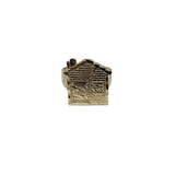 Bague Maison piege en or 10k pour homme