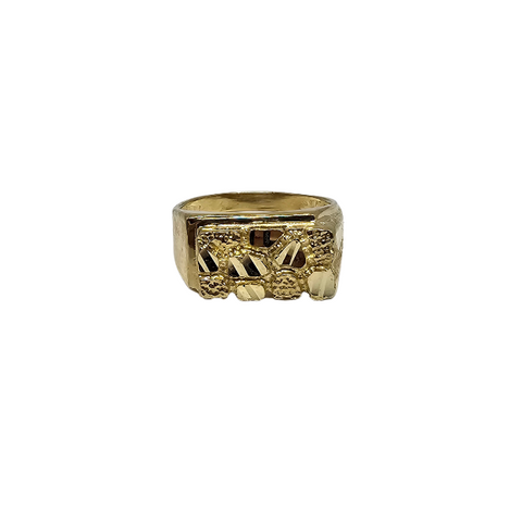 Bague  Nugget-34 en Or 10k pour homme