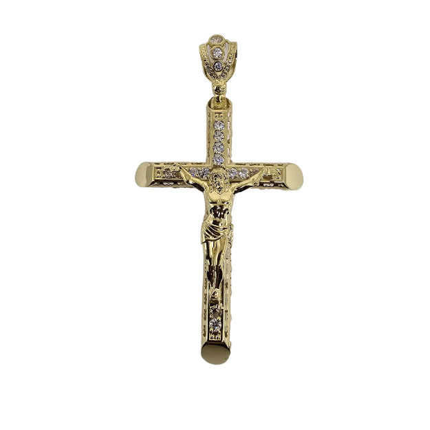 10K OR Pendentif Croix CAL-084