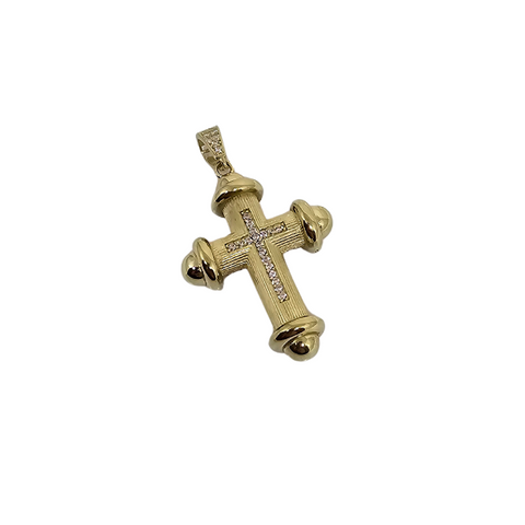 10K OR Pendentif Croix MBS-1053