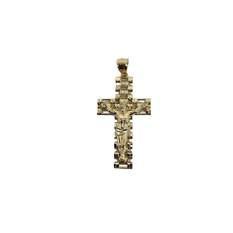 10K OR Pendentif Croix CAL-091