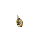 10K Pendentif Homme en or jaune Vierge Marie MBS_008