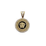 10K Pendentif Homme en or jaune meduse  MBS-1058