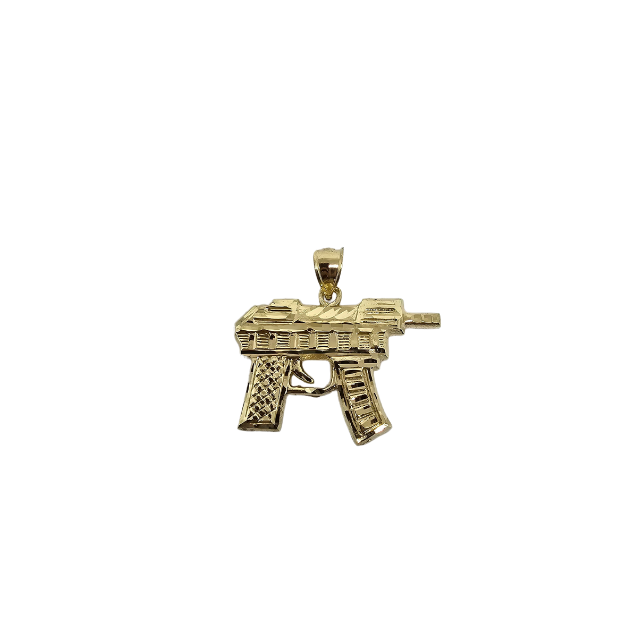 10K Pendentif Homme en or jaune Pistoler ASK-1112