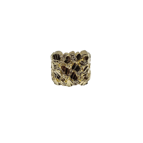 Bague Nugget en or 10k pour homme