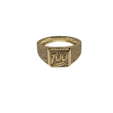 Bague Cent en Or 10k pour homme CAL-012