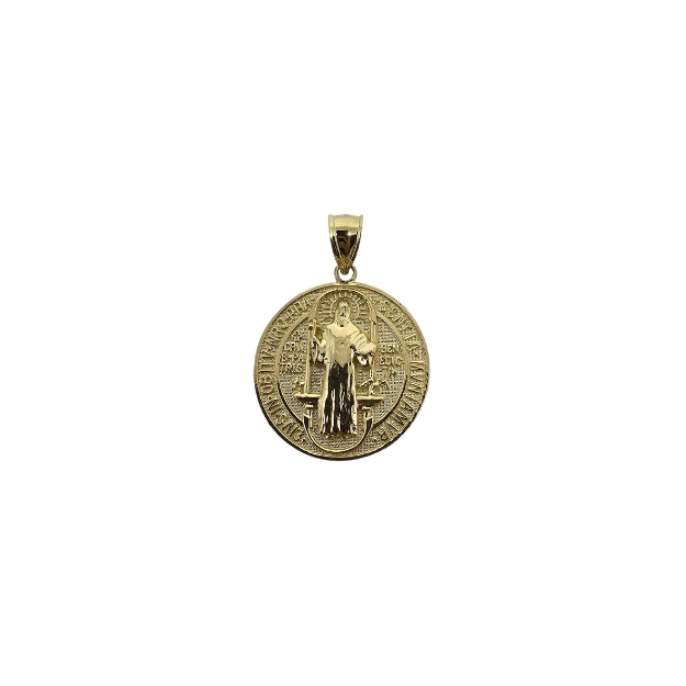 10K Pendentif Homme en or jaune Medaillon Jesus ASK-1120