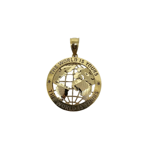 10K Pendentif Homme en or jaune Planete  ASK-1124