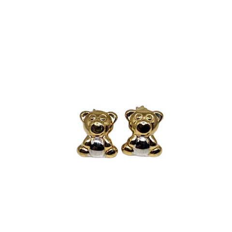 Ourson  en or 10K Boucle d'oreille MBS-1025