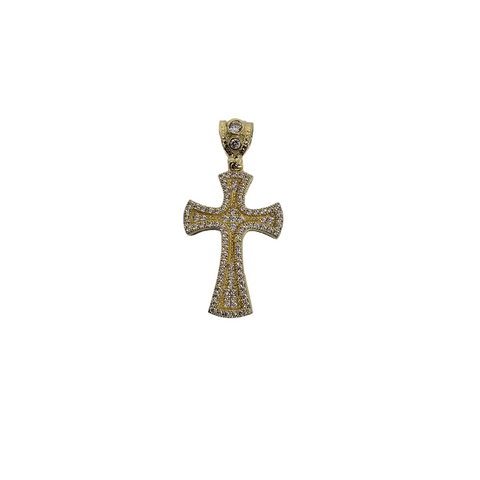 10K OR Pendentif Croix CAL-065