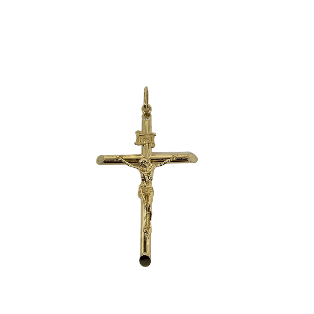 10K Pendentif Homme en or jaune Croix ASK-1078