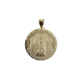 10K Pendentif Homme en or jaune La Vierge Marie CAL-29