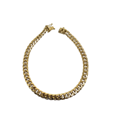 10k 6MM  Miami Cuban Link Bracelet CC-0007