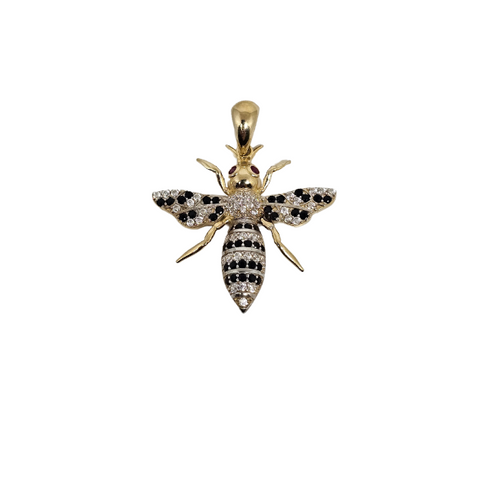 10K Pendentif Abeille en or jaune