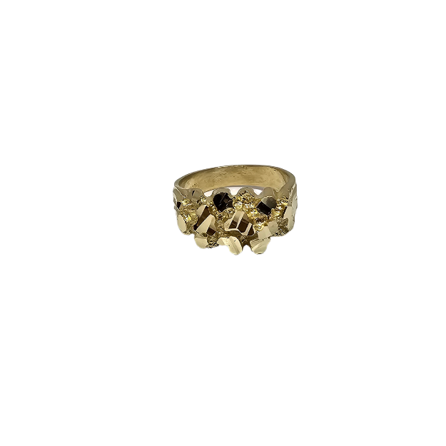 Bague  Nugget en Or 10k pour homme