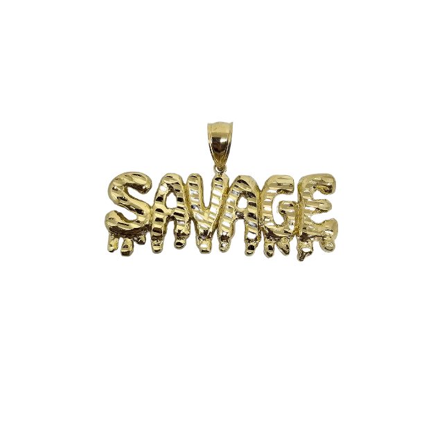 10K Pendentif Homme en or jaune Savage  ASK-1130