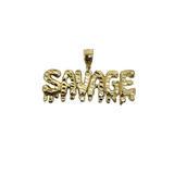 10K Pendentif Homme en or jaune Savage  ASK-1130