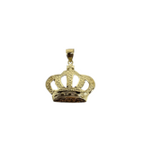 10K Pendentif Homme en or jaune couronne ASK-1109