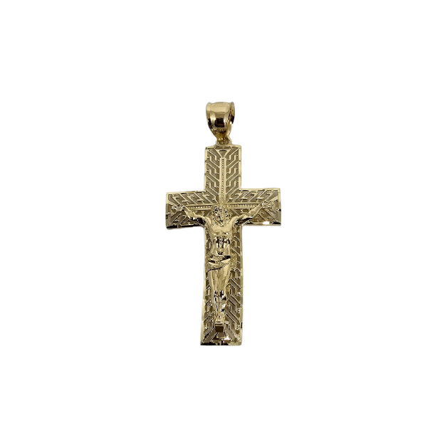 10K OR Pendentif Croix CAL-068