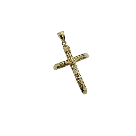 10K Pendentif Homme en or jaune Croix ASK-1083