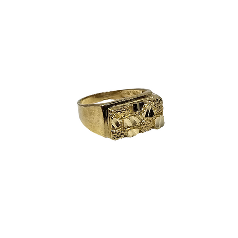 Bague  Nugget-34 en Or 10k pour homme