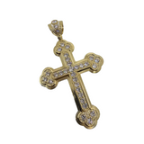 10K OR Pendentif Croix CAL-077