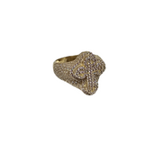 Bague Croix  en Or 10k pour homme CAL-005