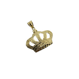 10K Pendentif Homme en or jaune couronne ASK-1109