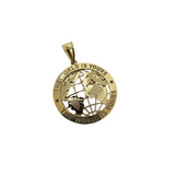 10K Pendentif Homme en or jaune Planete  ASK-1124