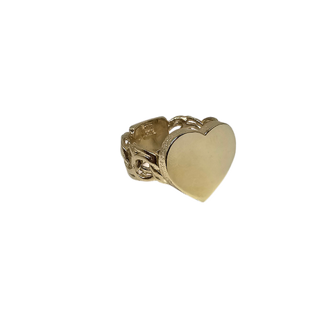 10k Or Coeur Bague CAL-022