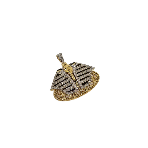 10K OR 1.25 ct pendentif  Pharaon