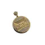 10K Pendentif Homme en or jaune dernier souper  CAL-18