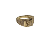 Bague Cent en Or 10k pour homme CAL-012