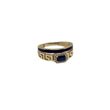 10k Or Meduse bleu Bague HRT_02