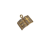 10K Pendentif  Bible  en or jaune