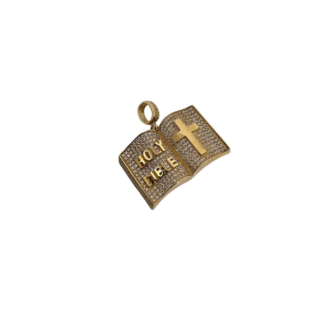 10K Pendentif  Bible  en or jaune