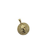 10K Pendentif Homme en or jaune Medaillon Jesus ASK-1120